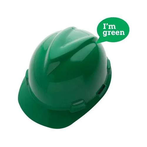 V-Gard GREEN Hard Hat Cap Style | MSA Safety | United States
