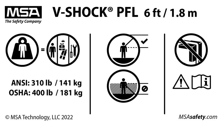 V-Shock Self Retracting Lifeline | MSA Safety | United States