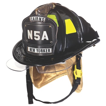 Cairns N5A New Yorker Leather Fire Helmet | MSA Safety | United States