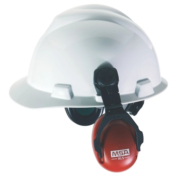 Hellberg 42202-001 Full Brim Hard Hat Mount Ear Muffs - Passive Hearing Protection, NRR 24 (Muffs Only) 4 thumbnail image