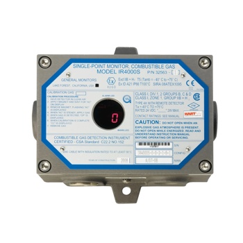 IR4000S Single-Point Monitor for IR 400 Gas Detector | MSA Safety ...