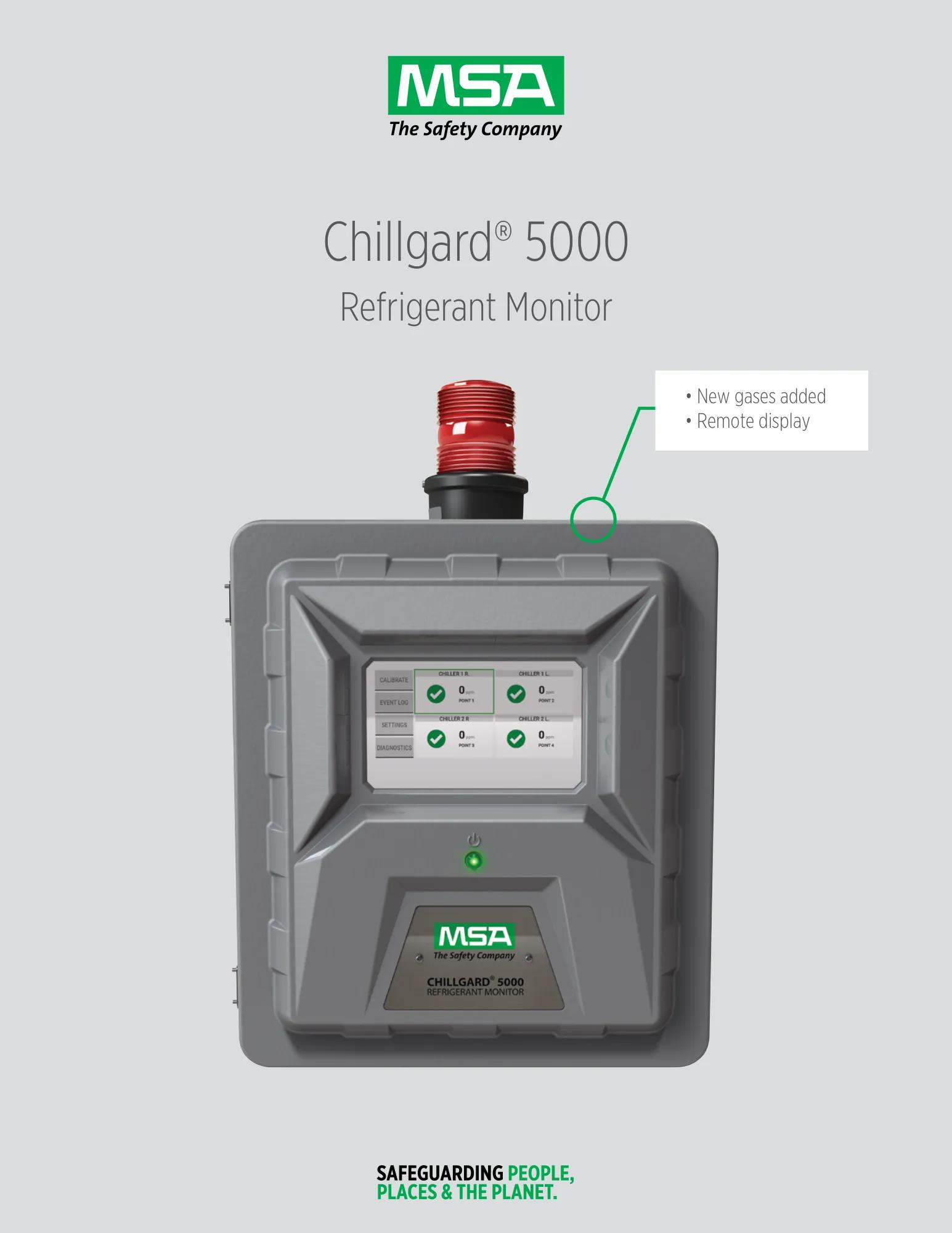 Chillgard 5000 Refrigerant Gas Leak Monitor | MSA Safety | United States