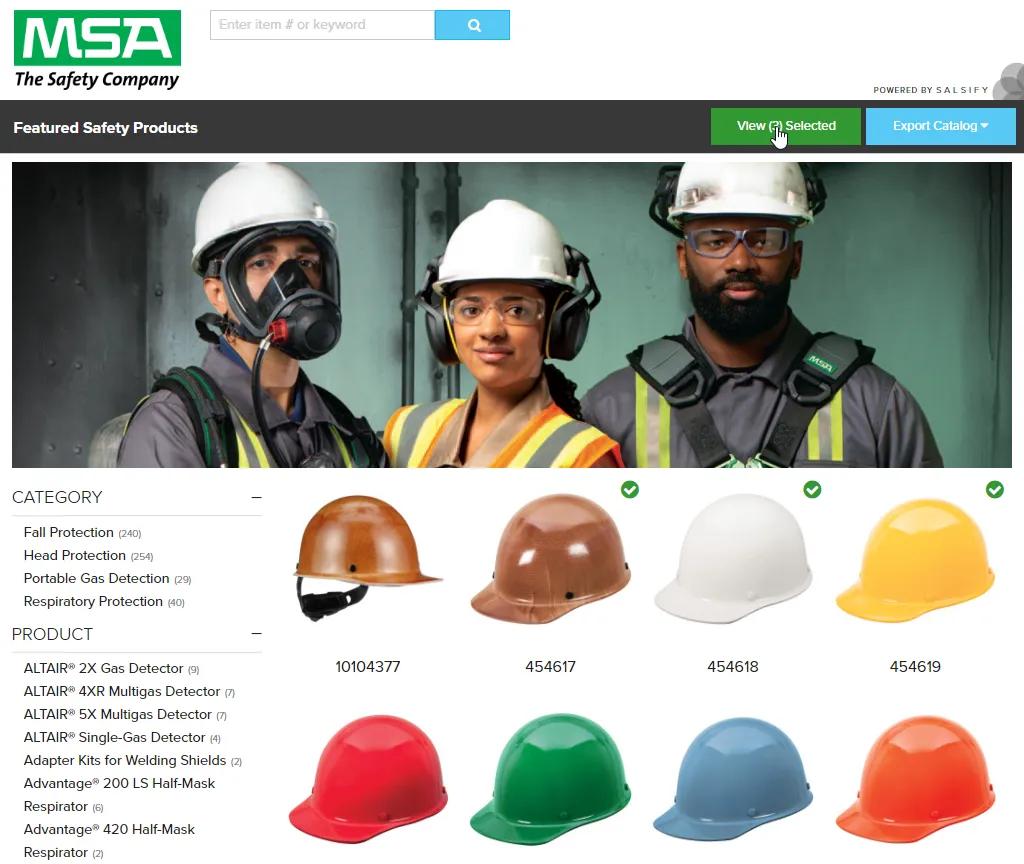 Catálogos de Contenidos Digitales | MSA Safety | Mexico